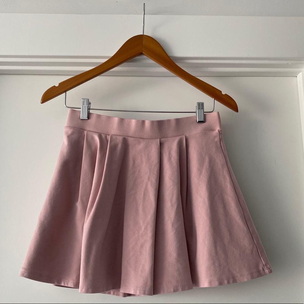 Large Pink Forever 21 Skater Skirt